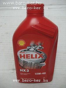 SHELL HELIX HX3 /RED/ 15W40 4L MOTOROLAJ